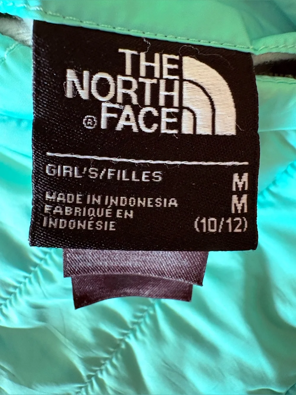 The North Face Girls' Reversible Mossbud Swirl Puffer Fuzzy Jacket